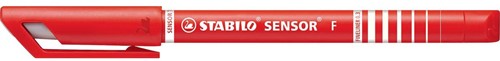 STABILO SENSOR fineliner, 0,3 mm, rouge 1 Stuk