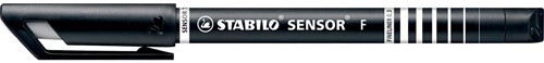 STABILO SENSOR fineliner, 0,3 mm, noir 1 Stuk
