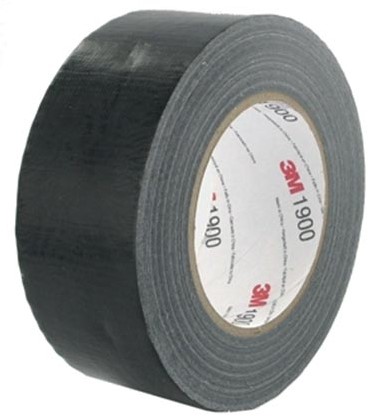 3M duct tape 1900, ft 50 mm x 50 m, zwart 1 Stuk