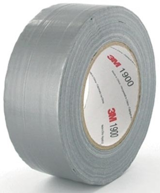 3M duct tape 1900, ft 50 mm x 50 m, zilver 1 Stuk