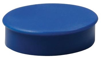 Nobo magneten, 20 mm, blauw, blister van 8 stuks 8 Stuk