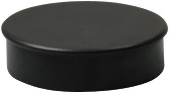 Nobo magneten, 30 mm, zwart, blister van 4 stuks 4 Stuk