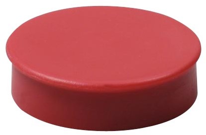 Nobo magneten, 30 mm, rood, blister van 4 stuks 4 Stuk