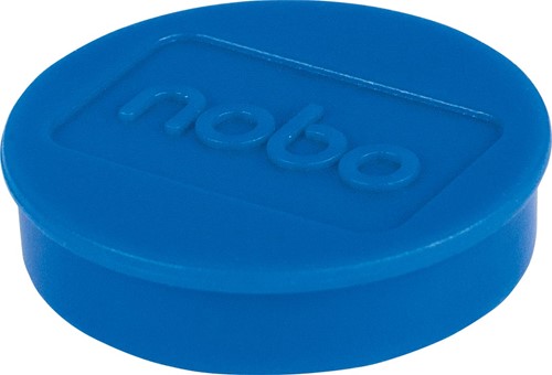 Nobo magneten, 30 mm, blauw, blister van 4 stuks 4 Stuk
