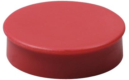 Nobo magneten, 38 mm, rood, blister van 4 stuks 4 Stuk
