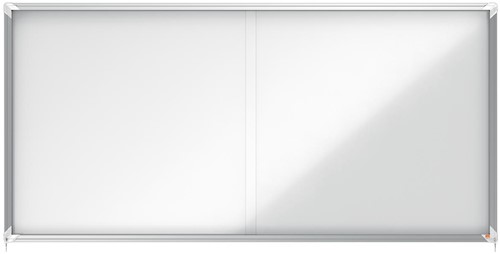 Nobo Premium Plus vitrine intérieure, porte coulissante avec serrure, magnétique, 27 x A4