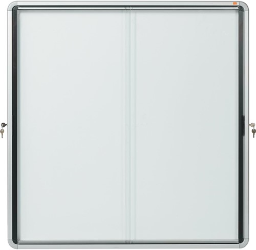 Nobo Premium Plus vitrine extérieure, porte rotante avec serrure, magnetique, 12 x A4