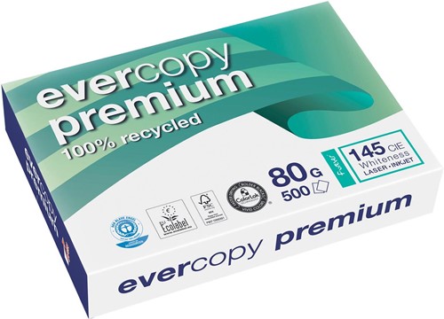 Clairefontaine Evercopy papier reprographique Premium ft A4, 80 g, paquet de 500 feuilles