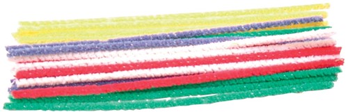 Bouhon ficelle chenille ft 3 x 150 mm, 20 pièces