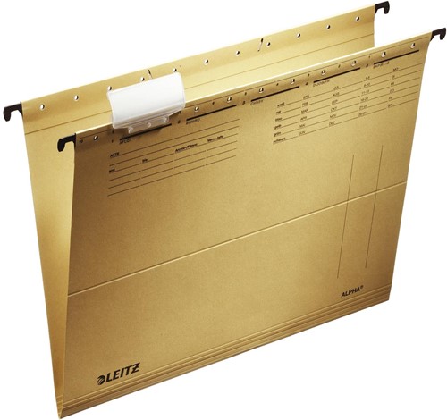 Leitz verticale hangmappen, ft A4, gems, pak van 25 stuks 1 Stuk