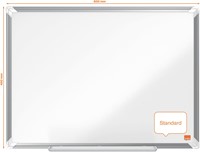 Nobo Premium Plus magnetisch whiteboard, gelakt staal, ft 60 x 45 cm-2