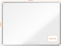 Nobo Premium Plus whiteboard, gelakt staal, magnetisch, 120 x 90 cm-2