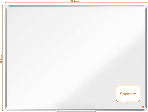 Nobo Premium Plus whiteboard, gelakt staal, magnetisch, 120 x 90 cm-2