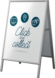 Nobo Essence stoepbord, uit aluminium, ft A1