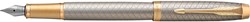 Parker IM Premium vulpen fijn, zilver GT