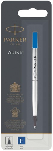 Parker recharge pour roller fine, bleu, sous blister 1 Stuk