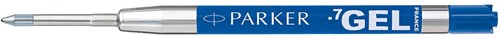 Parker Quink recharge pour stylo bille, pointe moyenne, bleu, sous blister 1 Stuk