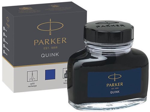 Parker Quink encrier bleu permanent 57 Milliliter