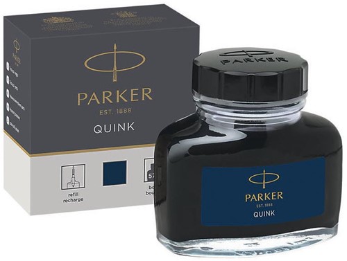 Parker Quink encrier permanent bleu-noir