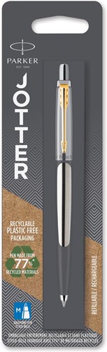 Parker Jotter stylo bille Stainless Steel GT, sous blister 1 Stuk