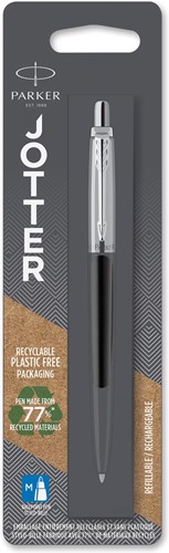 Parker Jotter balpen Bond Street Black CT, op blister 1 Stuk