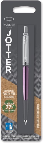 Parker Jotter balpen Victoria Violet CT, op blister 1 Stuk