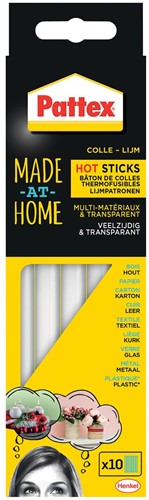 Pattex Made At Home lijmpatronen, blister van 10 stuks 1 Stuk