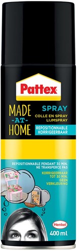Pattex Made At Home lijmspray corrigeerbaar 400 ml 1 Stuk