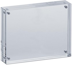 MAUL fotolijst acryl 11.5x9x2.4cm magnetisch verbonden op de hoeken 1 Stuk