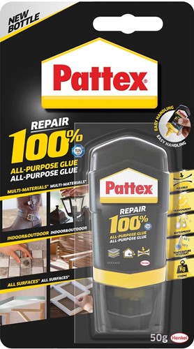 Pattex colle 100%, tube de 50 g, sous blister 1 Stuk