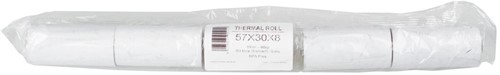 Thermorol BPA-vrij, ft 57 mm, diameter +- 30 mm, asgat 8 mm, lengte 10 meter