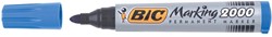 Bic marqueur permanent 2000-2300 bleu, pointe ogive, largeur de trait: 1,7 mm 1 Stuk