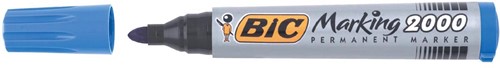 Bic permanent marker 2000-2300 blauw, schrijfbreedte 1,7 mm, ronde punt 1 Stuk