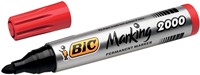 Bic marqueur permanent 2000-2300 rouge, pointe ogive, largeur de trait: 1,7 mm 1 Stuk-2