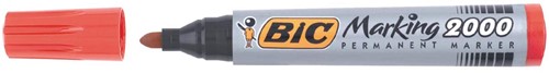 Bic permanent marker 2000-2300 rood, schrijfbreedte 1,7 mm, ronde punt 1 Stuk