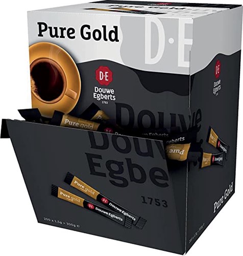 Douwe Egberts café instantané Pure Gold, boîte de 200 pièces