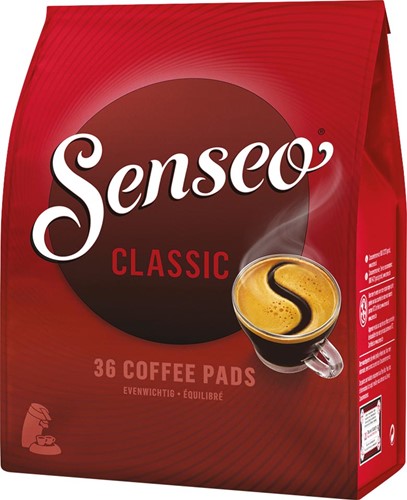 Douwe Egberts SENSEO Classic, sachet de 36 dosettes de café 36 Stuk