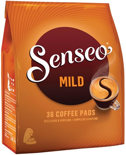 Douwe Egberts SENSEO Mild, sachet de 36 dosettes de café