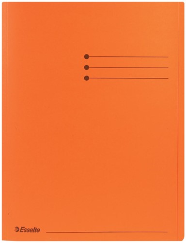 Esselte chemise de classement orange, paquet de 100 pièces