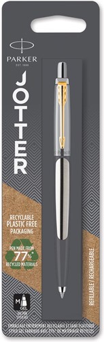Parker Jotter roller à encre gel Stainless Steel GT, sous blister