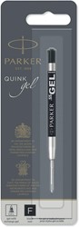 Parker Quink Gel recharge pour stylo bille fine, noir, sous blister 1 Stuk