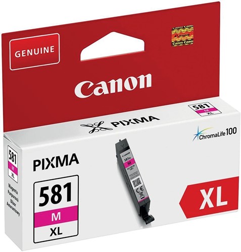 Canon inktcartridge CLI-581M XL, 225 foto's, OEM 2050C001, magenta 1 Stuk