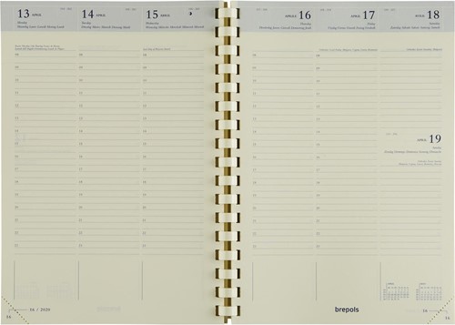 Brepols schoolagenda Bretime vulling, 2025-2026