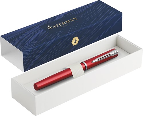 Waterman stylo plume Allure, pointe fine, giftbox, rood