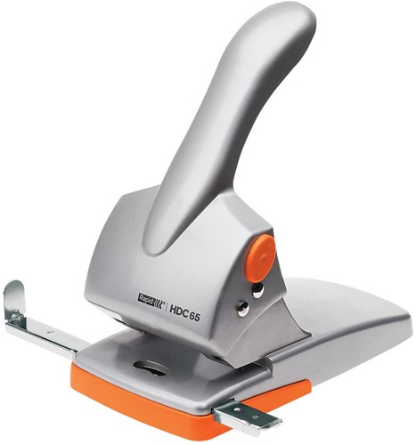 Rapid heavy duty perforator HDC65, 65 blad, grijs en oranje 1 Stuk