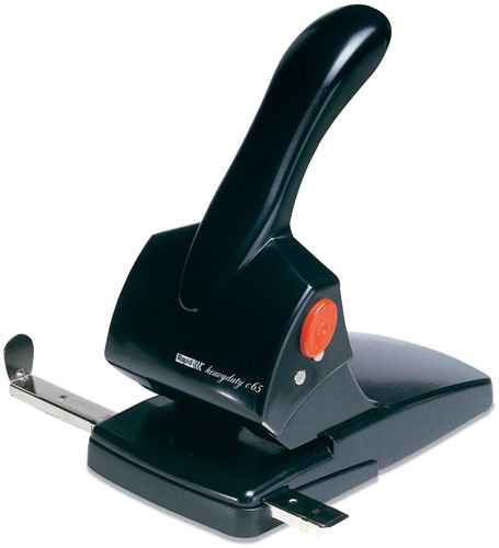 Rapid perforator heavy duty 2-gaats 65 blad zwart 1 Stuk