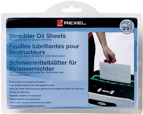 Rexel geoliede bladen, pak van 20 stuks 20 Stuk