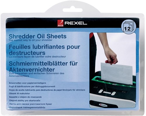 Rexel geoliede bladen, pak van 12 stuks
