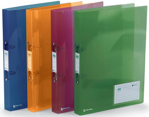 Rexel ringmap Ice geassorteerde kleuren: blauw, oranje, paars en groen 1 Stuk