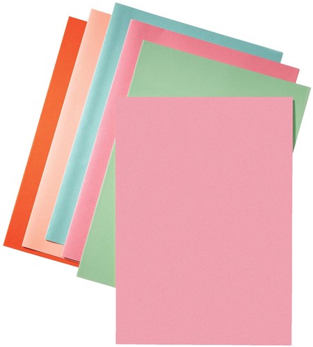 Esselte dossiermap roze, papier van 80 g/m², pak van 250 stuks